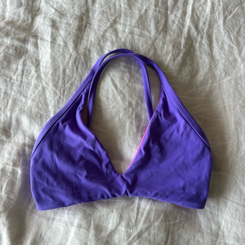 Purple Buff Bunny sports bra
